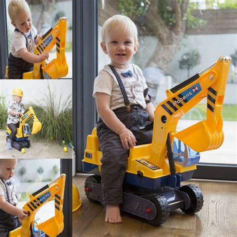 how to make a mini excavator for kids|kids ride on excavator digger.